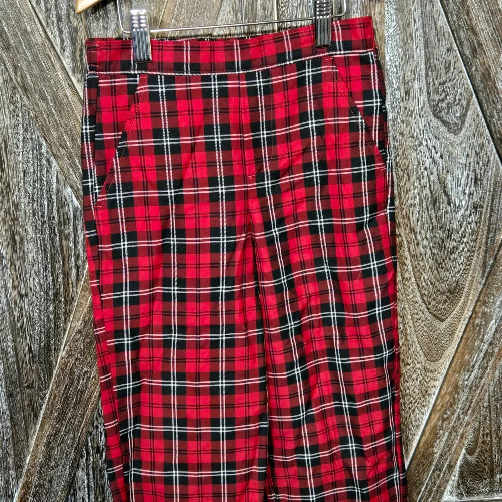 Class Club Red & Black Plaid Pants Kids‎ Size 6 Bottoms